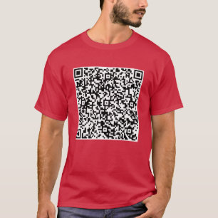 Ihre QR-Code-Scan-Info Funny T - Shirt-Geschenk T-Shirt