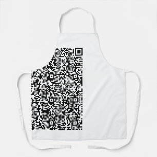 Ihre QR-Code-Scan-Info Funny Vorfeld benutzerdefin Schürze