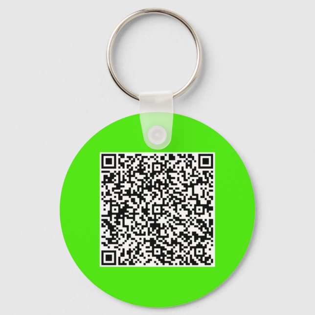 Ihre QR-Code-Scan-Info Personalisierter Schlüssela Schlüsselanhänger (Vorderseite)