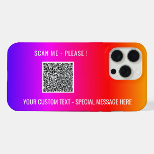Ihre QR Code Scan Info und iPhone Case für den ben 15 Pro Max Hülle