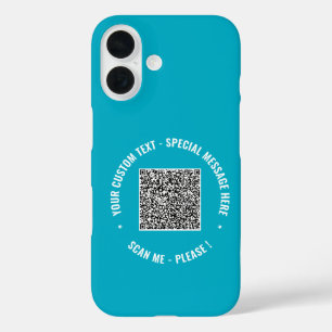 Ihre QR-Code-Scan-Informationen Benutzerdefinierte iPhone 16 Hülle