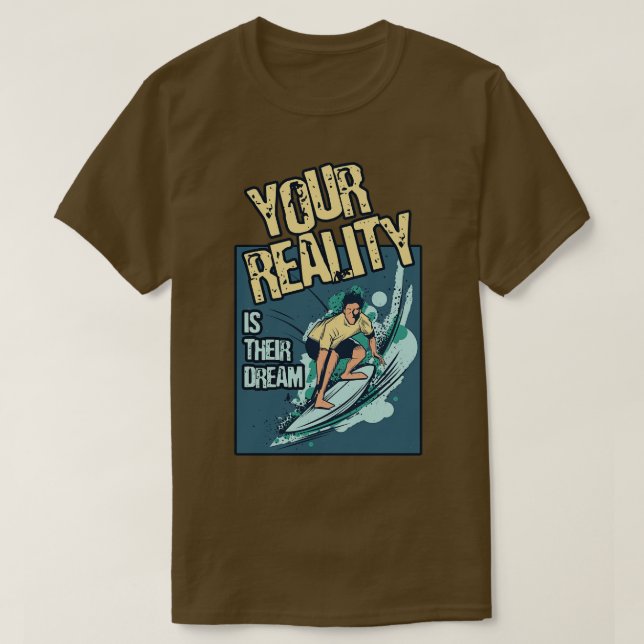 Ihre Realität ist ihre Traummotivation Reisen Addo T-Shirt (Design vorne)