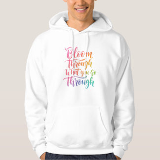 Ihre Reise zum Blühen: Wachstum und Überwindung fö Hoodie
