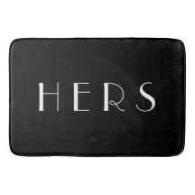 Ihre Schwarze Monogramm-Minimalweißtypografie