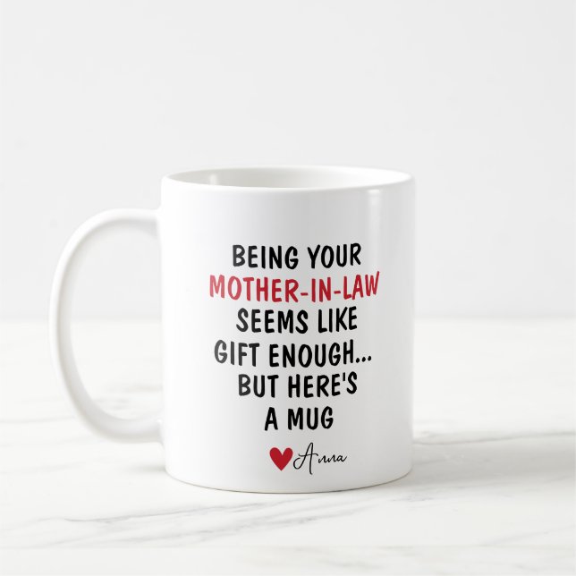 Ihre Schwiegermutter zu sein Kaffeetasse (Links)
