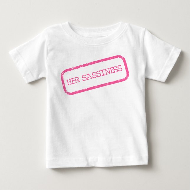 "IHRE SICHERHEIT" BABY T-SHIRT (Vorderseite)