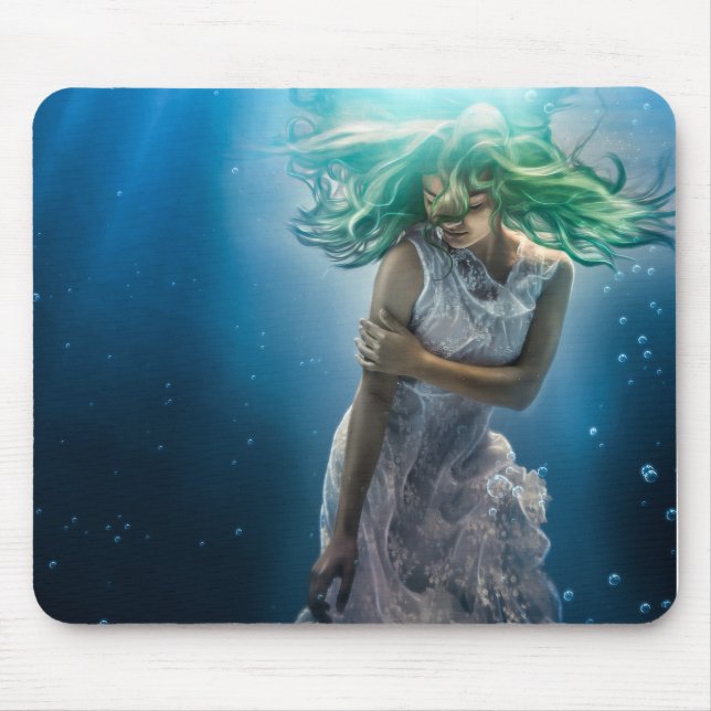 Ihre Smaragdkröten - Meerjungfrau-Hovering unter W Mousepad (Vorne)