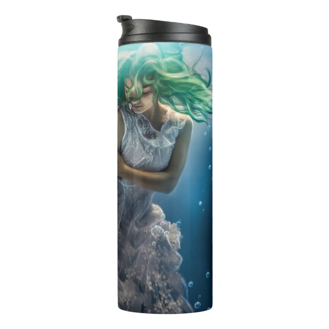 Ihre Smaragdkröten - Meerjungfrau-Hovering unter W Thermosbecher (Nach rechts gedreht)