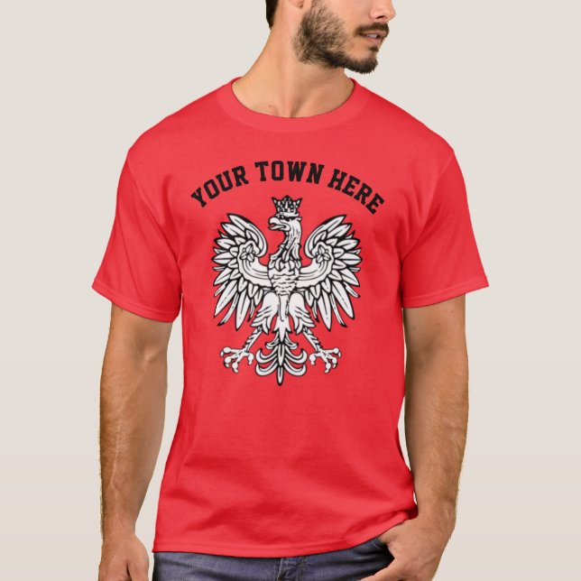 Ihre Stadt hier polieren Stolz-T - Shirt (Vorderseite)