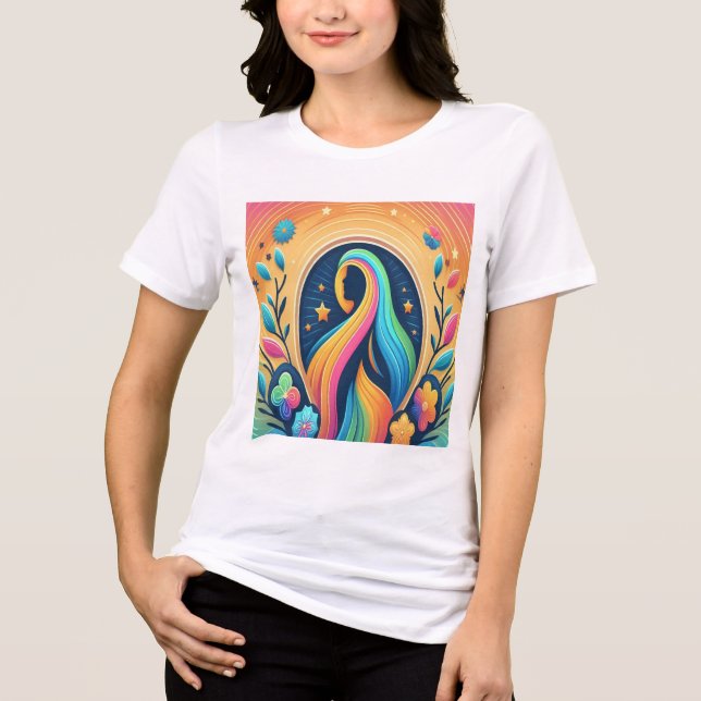 Ihre Stärke, unsere Inspirationsbella+Leinwand Tri-Blend Shirt (Vorderseite)