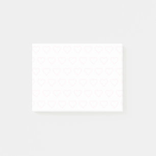 Ihre Sticky Notes mit Herz - Custom Colors Post-it Klebezettel