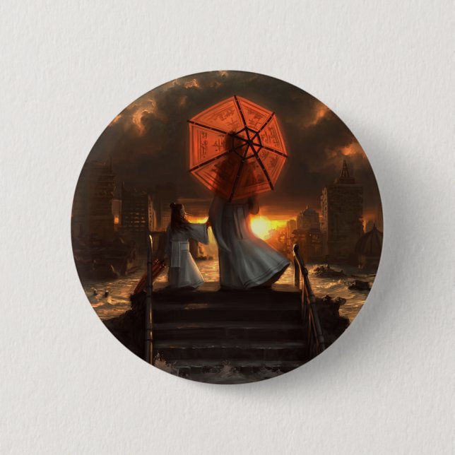 Ihre stille Silhouette Button (Vorderseite)