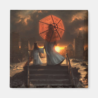 Ihre stille Silhouette Magnet