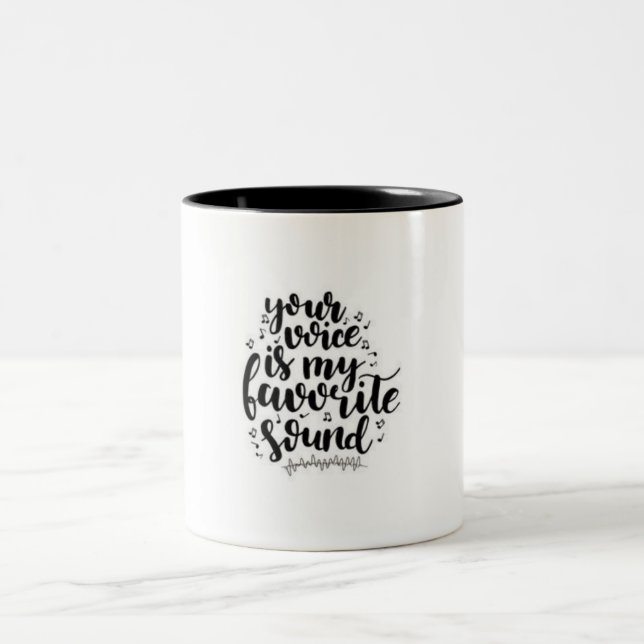 ***IHRE STIMME IST MEIN LIEBLINGSSOUND** TASSE (Mittel)