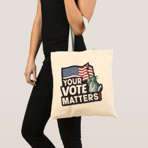 Ihre Stimme ist wichtig für die USA Wahlen 2024 Tragetasche