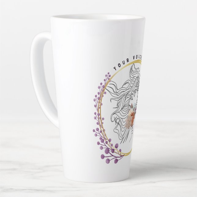 Ihre Stimme ist wichtig Milchtasse (Linke Ecke)