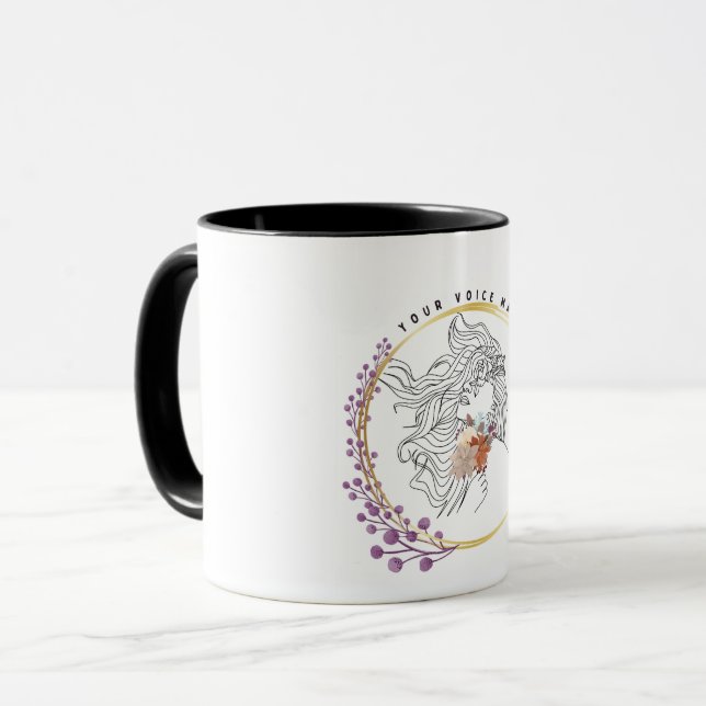 Ihre Stimme ist wichtig Tasse (Vorderseite Links)