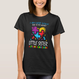 Ihre Stimme Mein Herz Kleine Schwester Autismus-Be T-Shirt