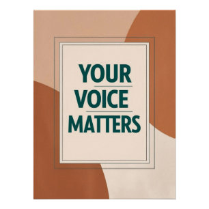 Ihre Stimme zählt Option 3 Poster