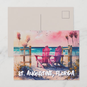 IHRE STRANDSTADT Individuelle Postkarte