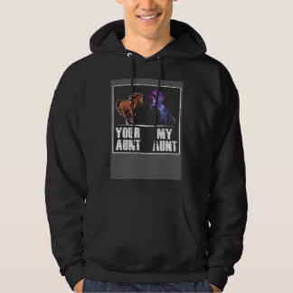 Ihre Tante Pferd Meine Tante Einhorn Nichte Neff Hoodie