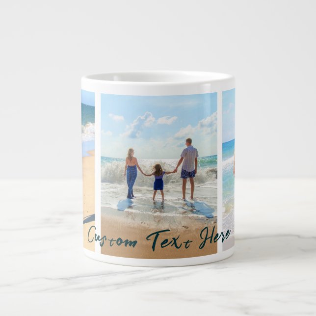 Ihre Tasse für den Fotocollage-Kaffee mit benutzer (Vorderseite)
