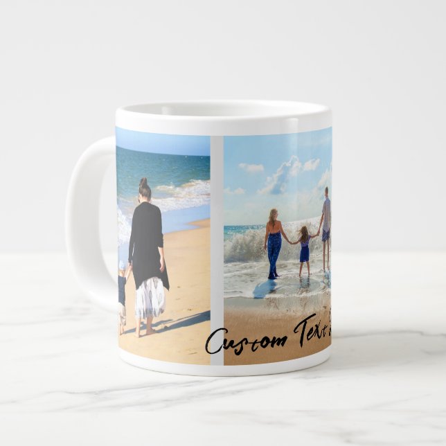 Ihre Tasse für den Fotocollage-Kaffee mit benutzer (Vorderseite Links)