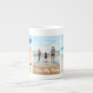 Ihre Tasse zur China von Familienfoto-Collage-Knoc