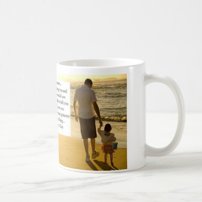 Ihre Tochter am Vatertag Kaffeetasse (Rechts)