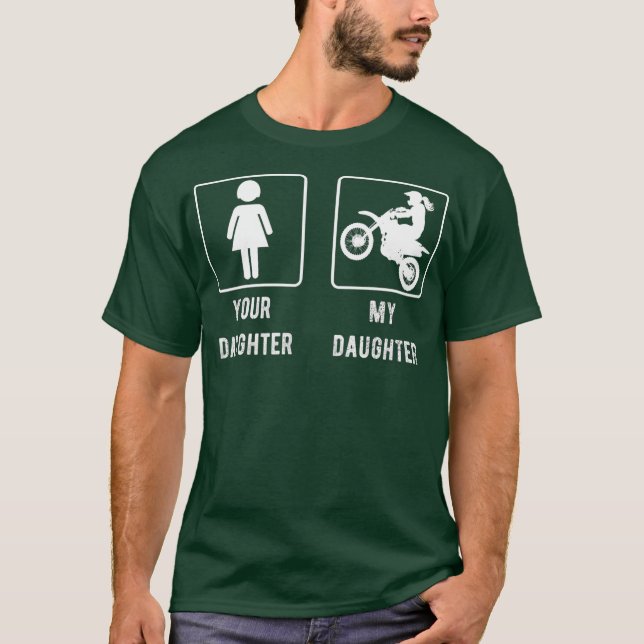 Ihre Tochter Meine Tochter Mama oder Vater T-Shirt (Vorderseite)