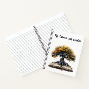 Ihre Träume mit "My Wishs" SpiralNotebook Notizbuch