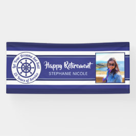 Ihre Träume Set Sail Nautical Foto Rente gelassen Banner