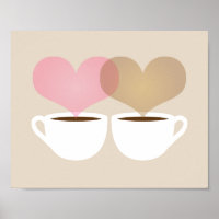 Ihre und meine Kaffee-Umarmungen in der Liebe Art 