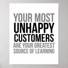 Ihre unglücklichsten Kunden Poster