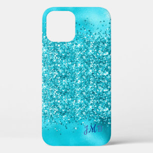 Ihre Ursprünge Türkis Glitzer Case-Mate iPhone Hülle
