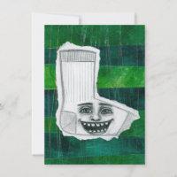 Ihre verlorene Socken-Grußkarte