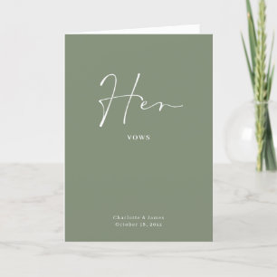 Ihre Voices Card Minimalistische Skriptsprache Grü Karte