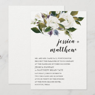 Ihre wahre Hochzeitseinladung Einladung