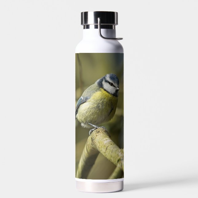 Ihre Wärmflasche mit Bluetit-Bild Trinkflasche (Links)