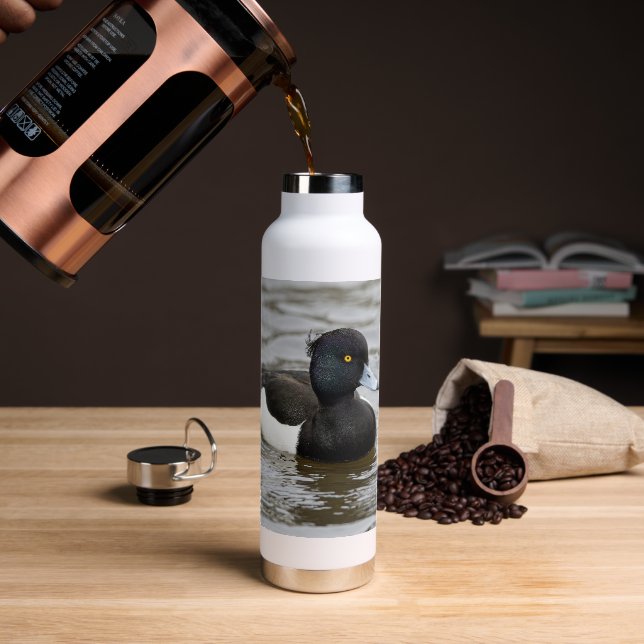 Ihre Wärmflasche und das Bild einer männlichen get Trinkflasche (Kaffee)