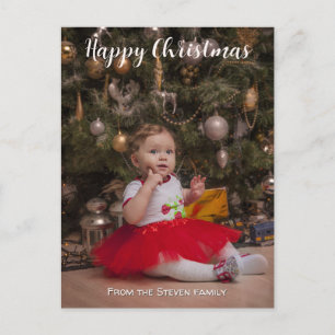 Ihre Weihnachtspostkarte   Ihr Foto Postkarte