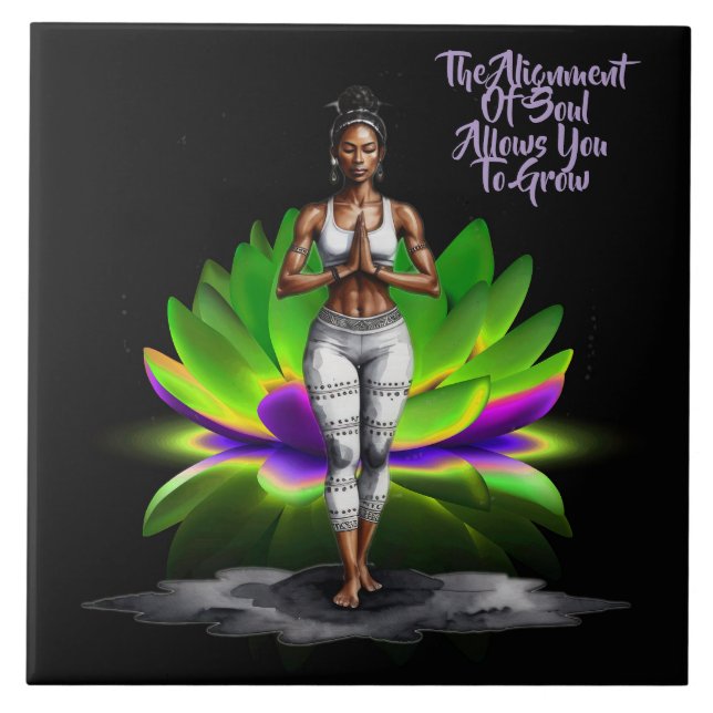Ihre Weisheit Soul Alignment Keramik Tile Fliese (Vorderseite)