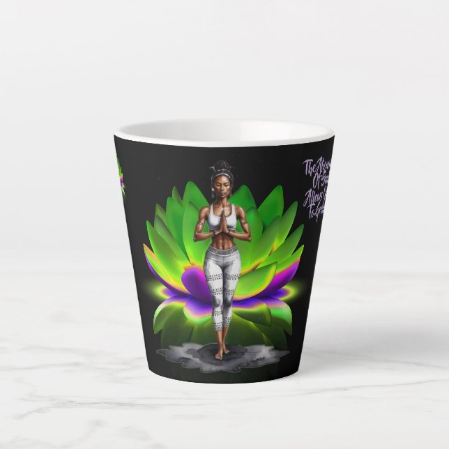 Ihre Weisheitsangleichung Latte-Tasse Milchtasse (Vorderseite)