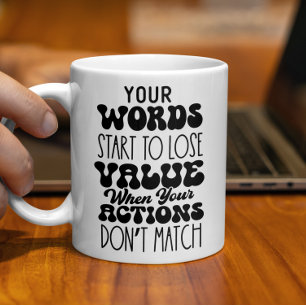 Ihre Worte Motivierend Kaffeeliebhaber Geschenk Kaffeetasse