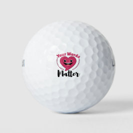 Ihre Worte sind wichtig für die SLP-Sprachpatholog Golfball