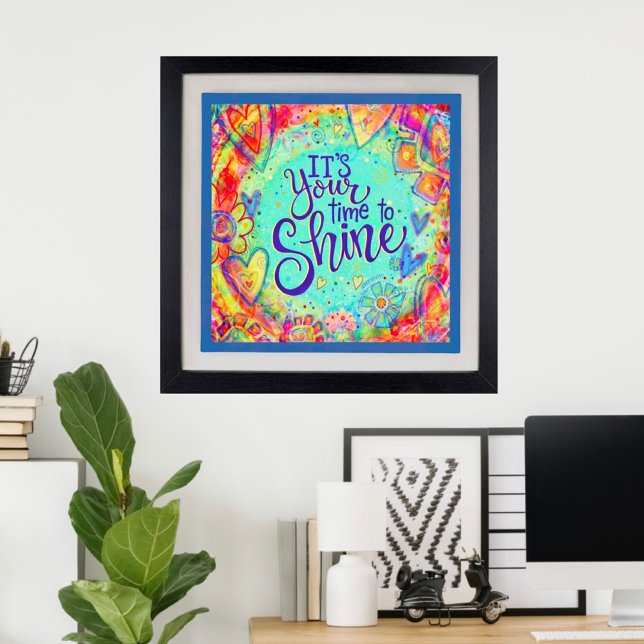 Ihre Zeit, um Hübsche Wasserhärten Inspirieren Poster (Von Creator hochgeladen)