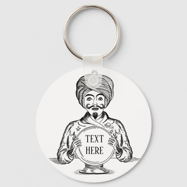 Ihre Zukunft "Text anpassen" Schlüsselanhänger (Vorderseite)