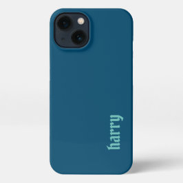 Ihren Namen schwarz iPhone Hülle