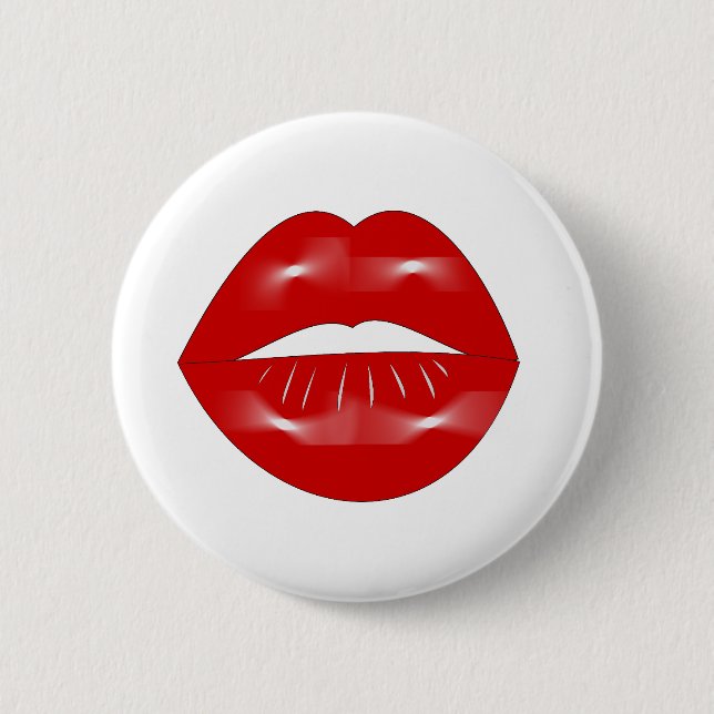 ihren Single ein gutes Leben zu küssen Button (Vorderseite)