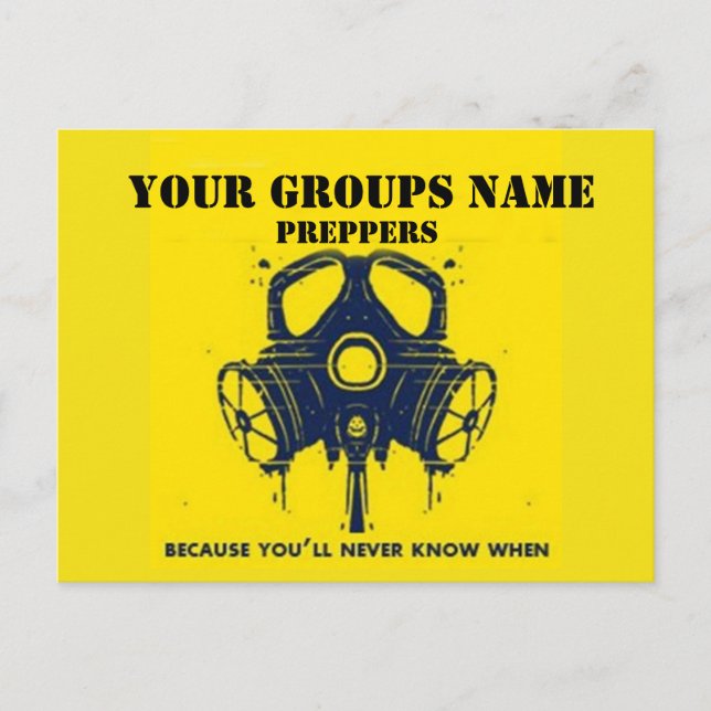 IHRER GRUPPENNAME POSTKARTE (Vorderseite)